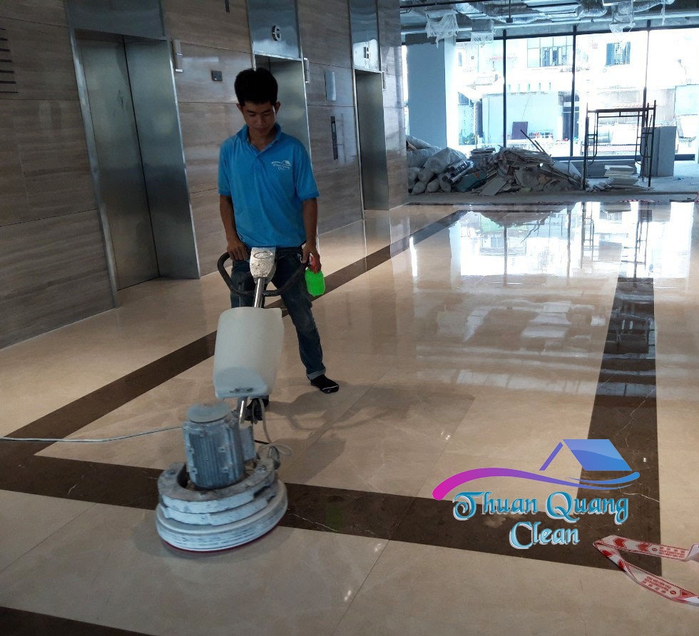 Đánh Bóng Sàn Đá Granite Marble